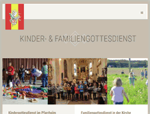 Tablet Screenshot of kindergottesdienst.pv-edling.de